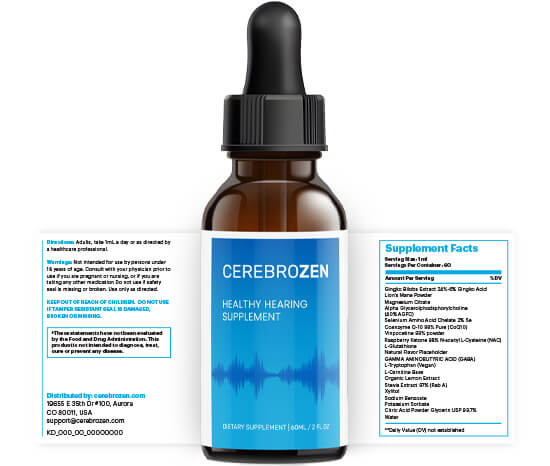 Cerebrozen A Comprehensive Review on Hearing Health Support